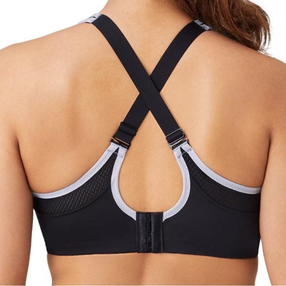 WACOAL I Bra Sports Bra Contour High Impact Black 853302 Size 38G - Picture 13 of 16